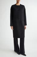 LOULOU DE SAISON Kerry Oval Shaped Wool & Cashmere Coat