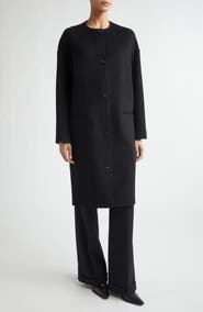 LOULOU DE SAISON Kerry Oval Shaped Wool & Cashmere Coat