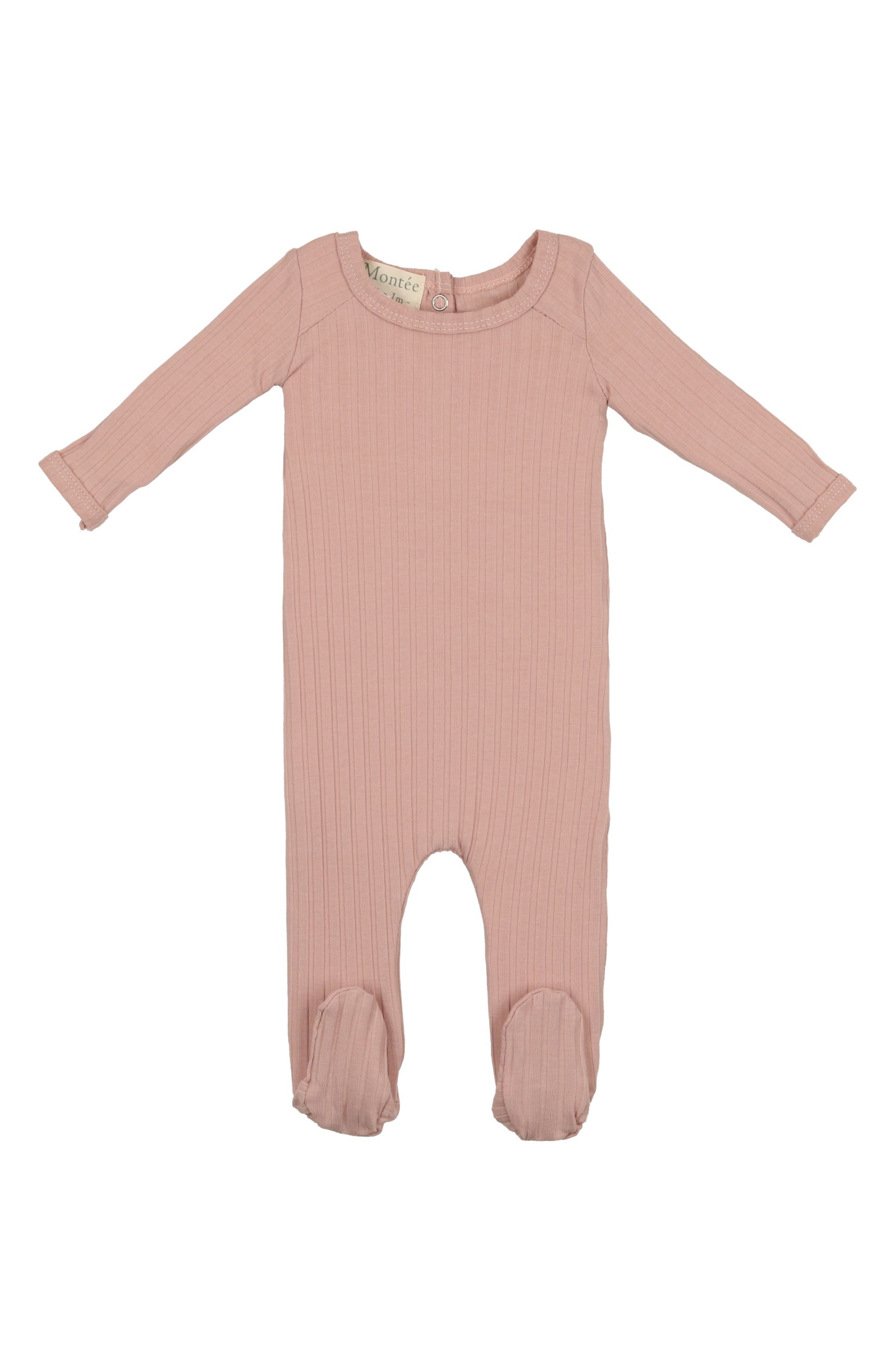 Manière Essential Rib Cotton Footie | Nordstromrack