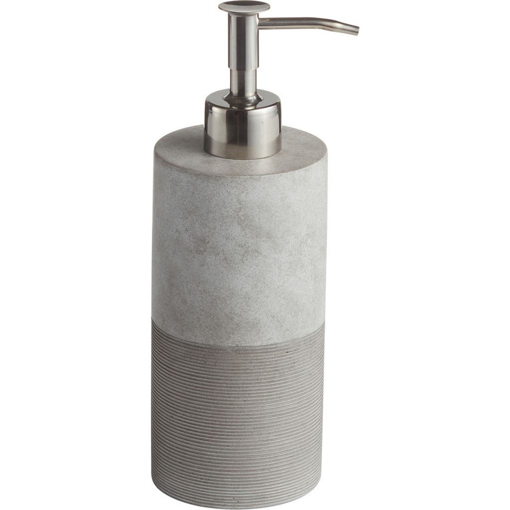 Roselli Trading Company City Line Soap/lotion Dispenser In Grey