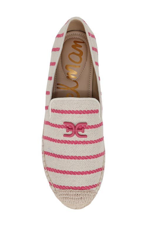 Sam Edelman Kathleen Espadrille Flat In Taffy Pink