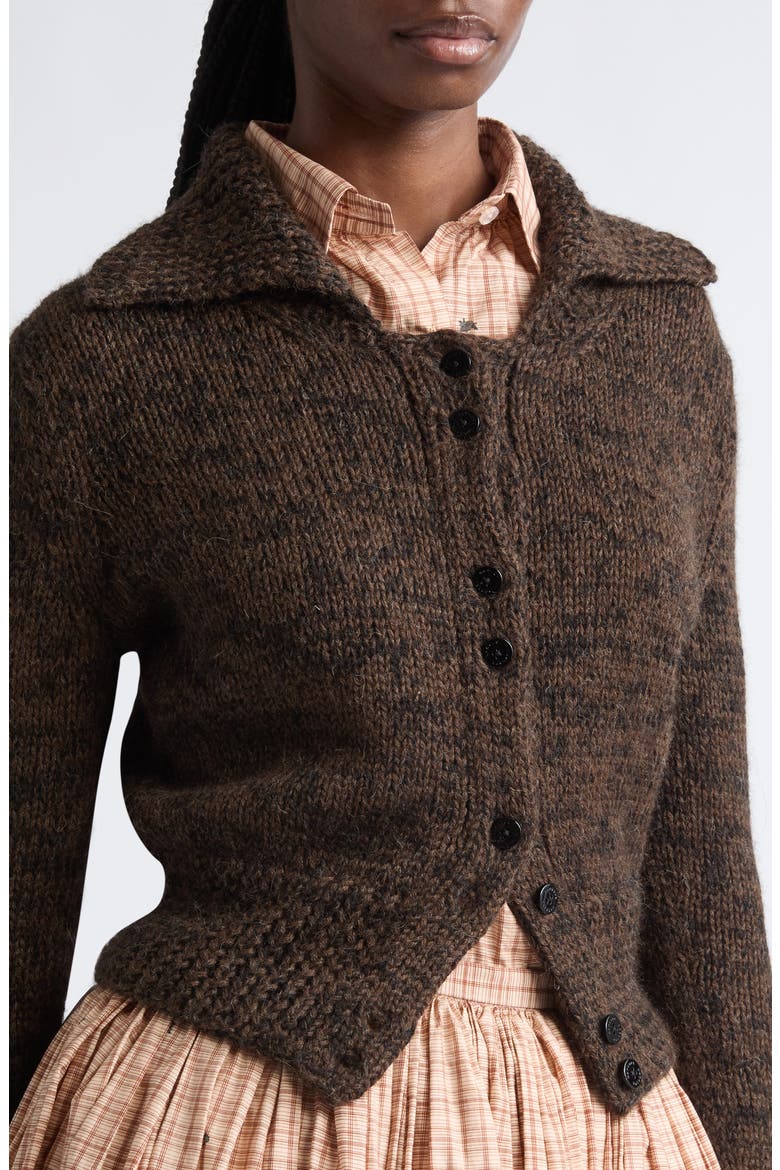 Hand Knit Alpaca Cardigan, Alternate, color, ALPACA BLEND