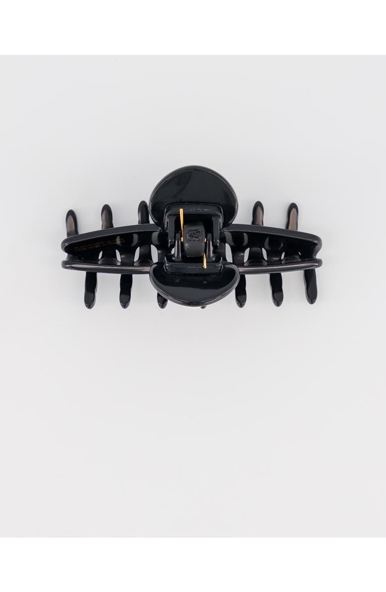 Alexandre de Paris Les Perles acetate hair clip, Alternate, color, Black