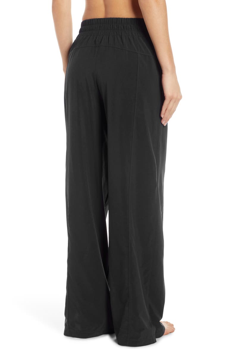 Breeze By Wide Leg Pants, Alternate, color, BLACK