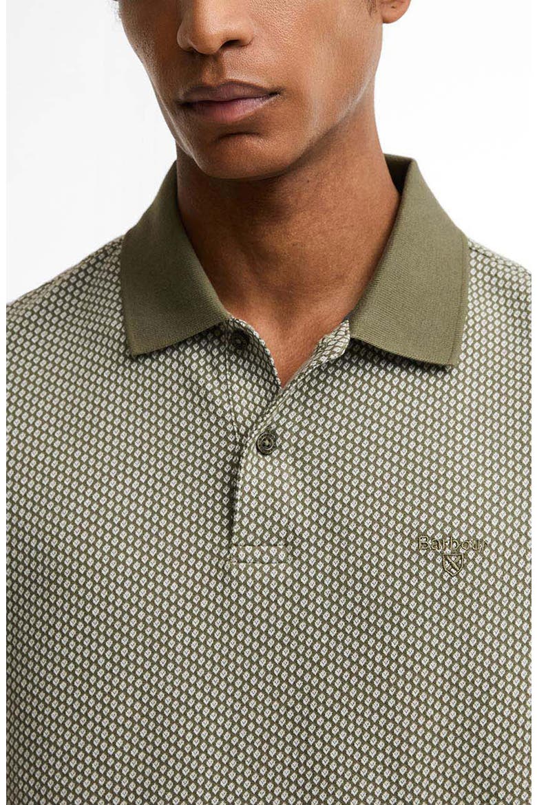 Copgrove Texture Jacquard Polo, Alternate, color, DUSTY OLIVE
