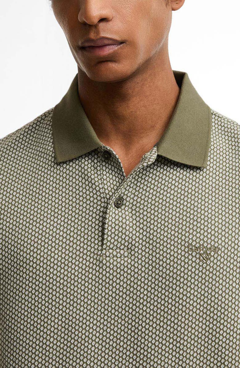 Barbour Copgrove Texture Jacquard Polo, Alternate, color, Dusty Olive