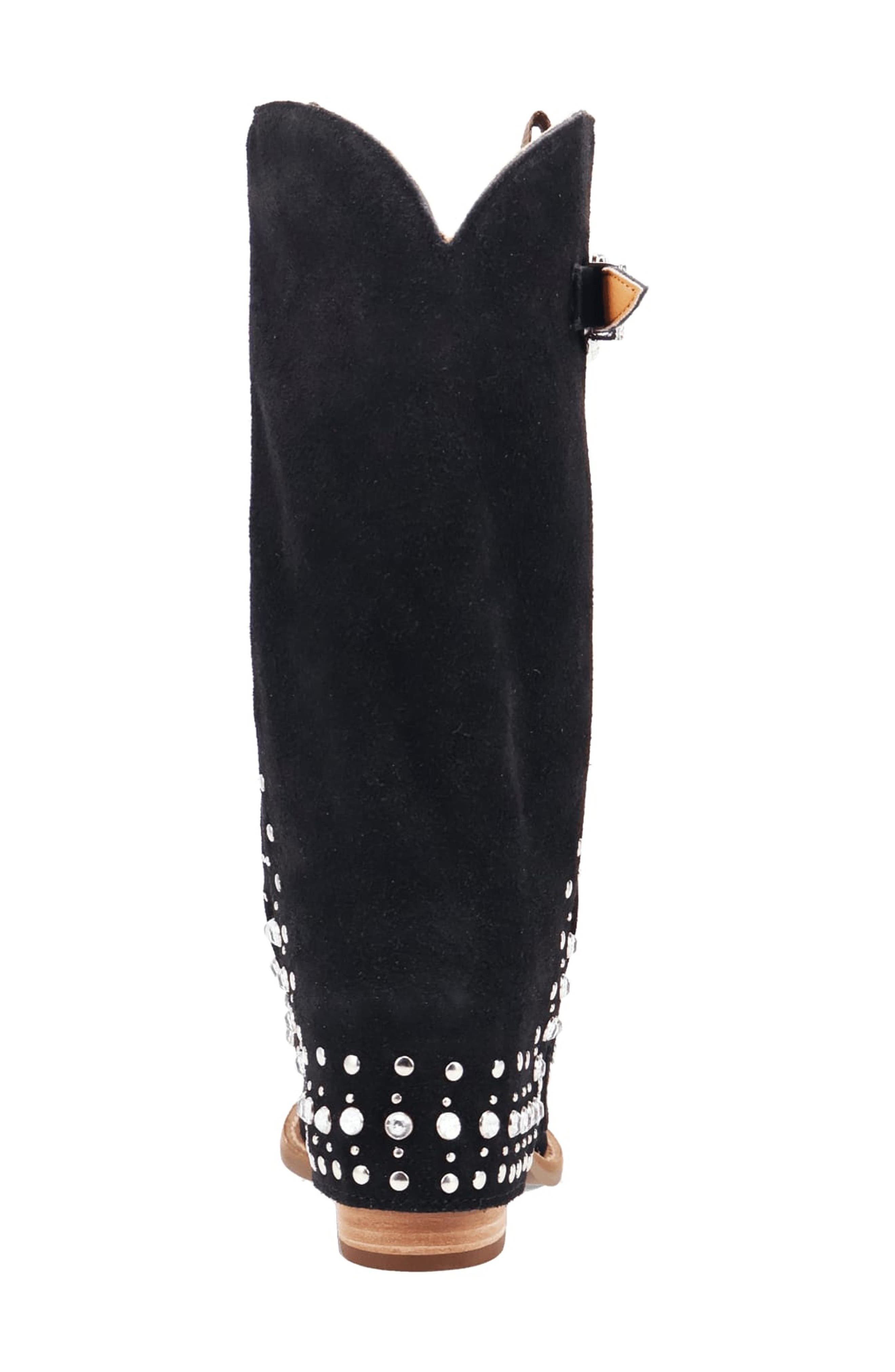Dingo Howdy Honey Rhinestone Western Boot, Alternate, color, Black
