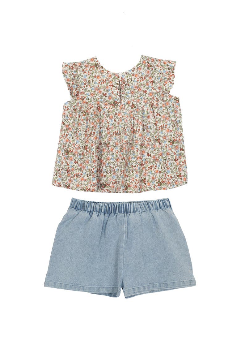Sunset Fields Two Piece Set, Alternate, color, Brown