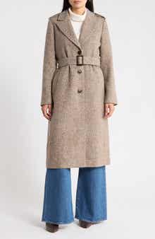 Belted Flange Trench Coat