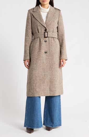 Belted Flange Trench Coat