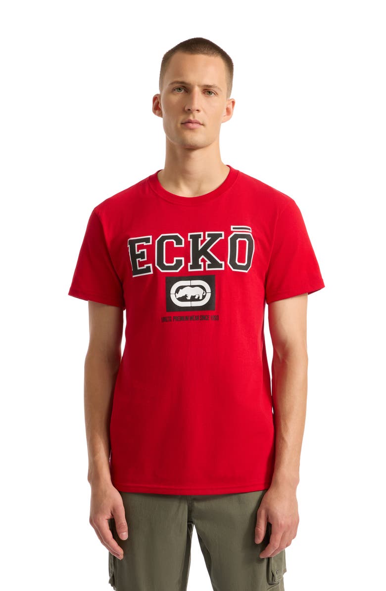 Ecko Unltd. Throwback Tee, Main, color, True Red