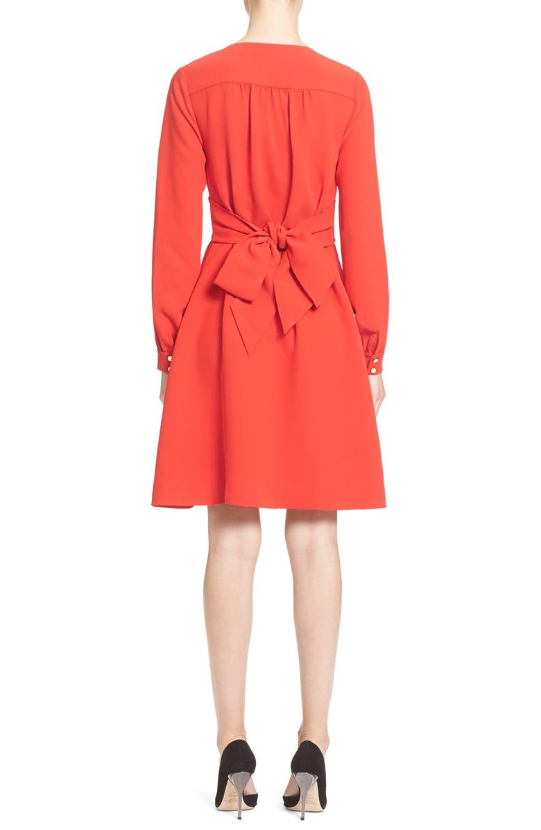 Kate Spade New York long sleeve tie dress, Alternate, color,