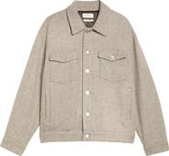 FRAME Tweed Trucker Jacket