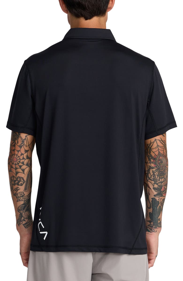 RVCA Sport Vent Polo, Alternate, color, Black