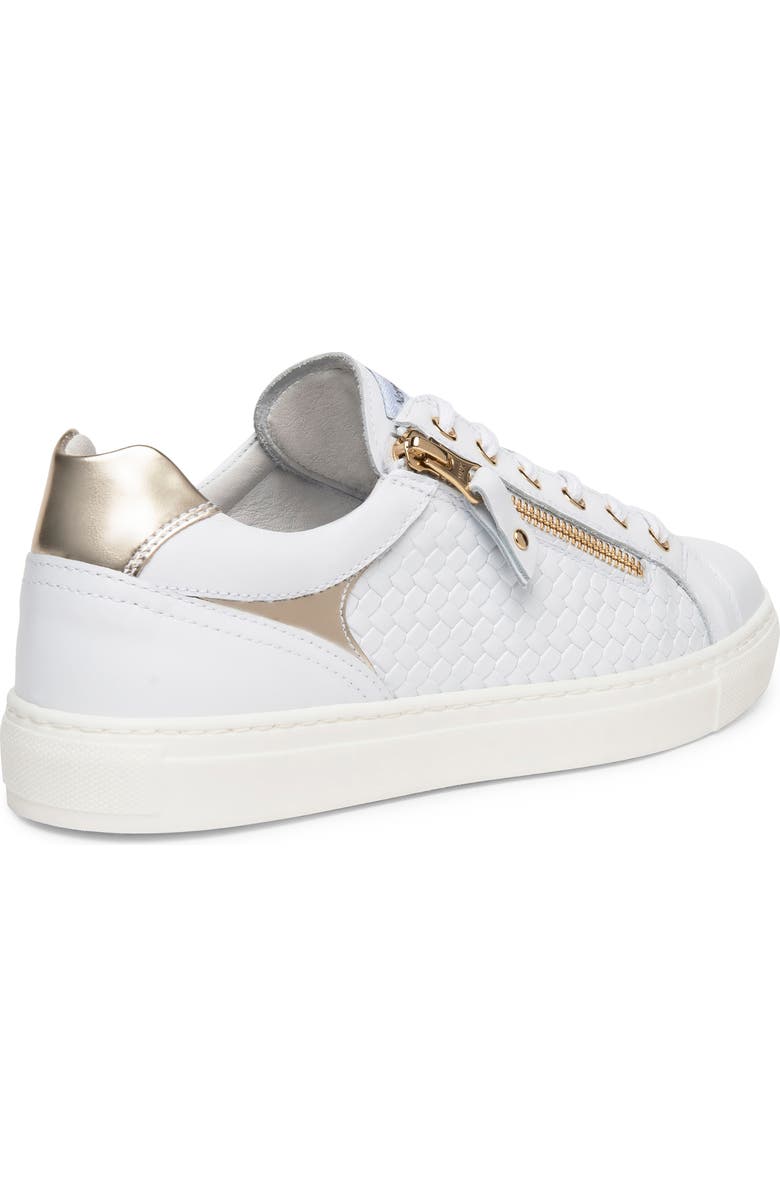 NeroGiardini Basketweave Side Zip Sneaker, Alternate, color,