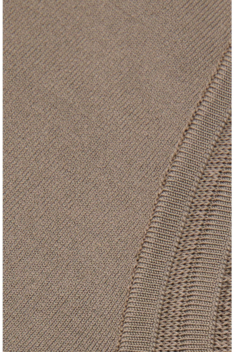Evangeline V-Neck Silk Blend Sweater, Alternate, color, TAUPE