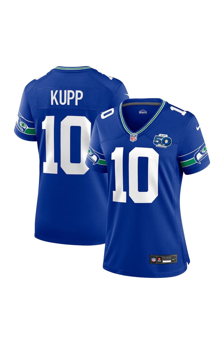 Nike Women
s Nike Cooper Kupp Royal Seattle Seahawks Alternate 2 50th Season Game Jersey, Alternate, color, Royal