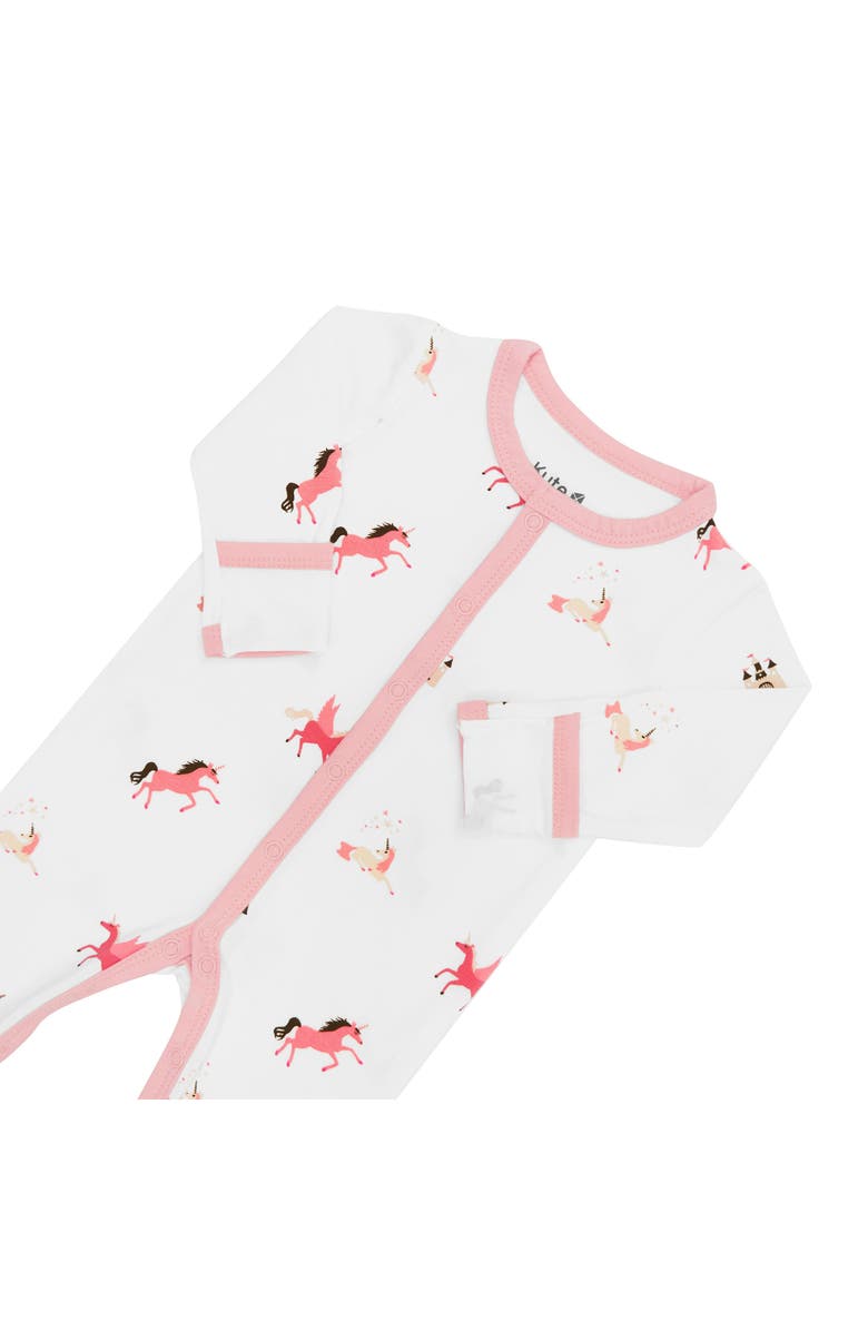 Kyte BABY Unicorn Romper, Alternate, color, 