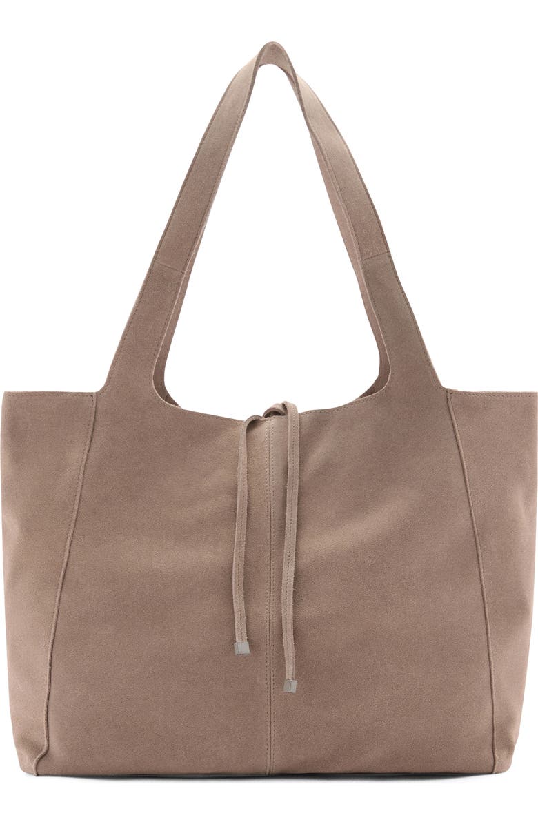 MANGO Suede Shopper, Main, color,