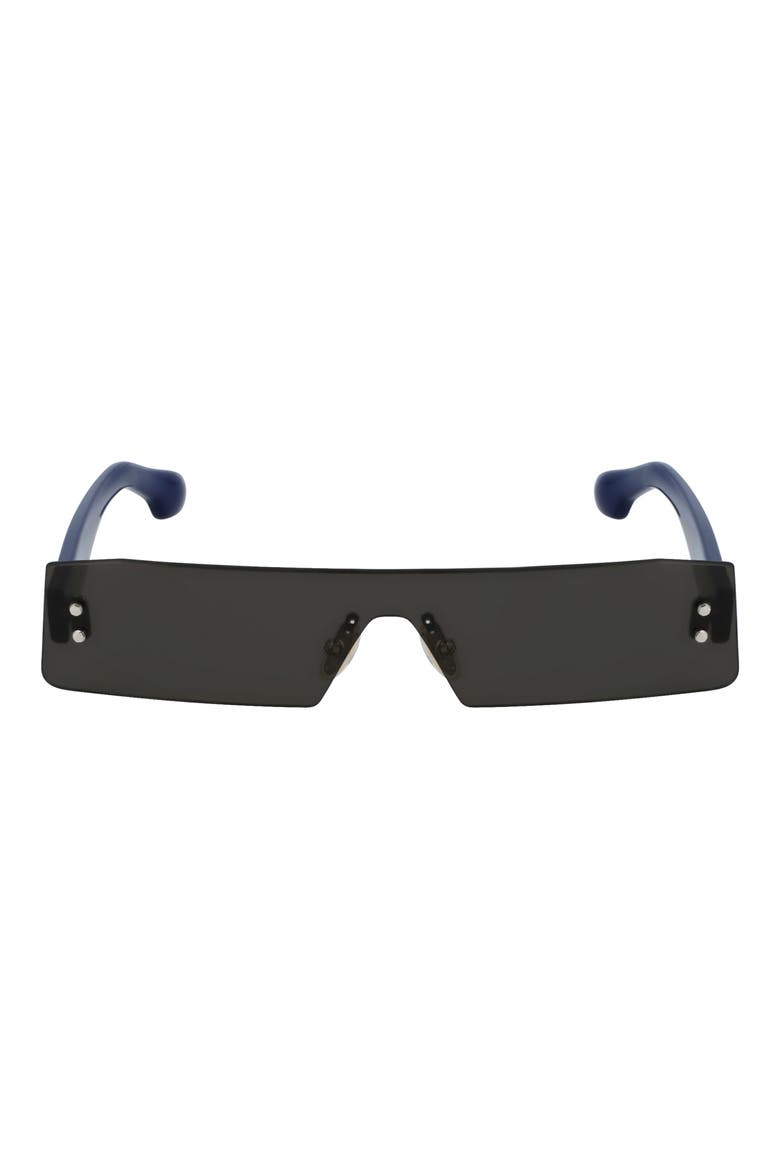 VB241S Fashion Show 62mm Rectangular Sunglasses, Main, color, BLACK