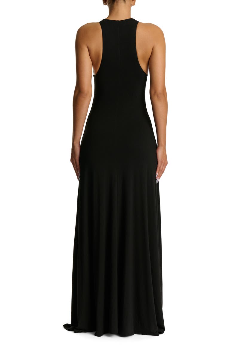Naked Wardrobe Smooth Maxi Dress, Alternate, color, Black