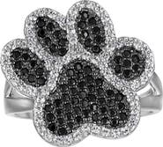 FZN Spinel Paw Print Ring