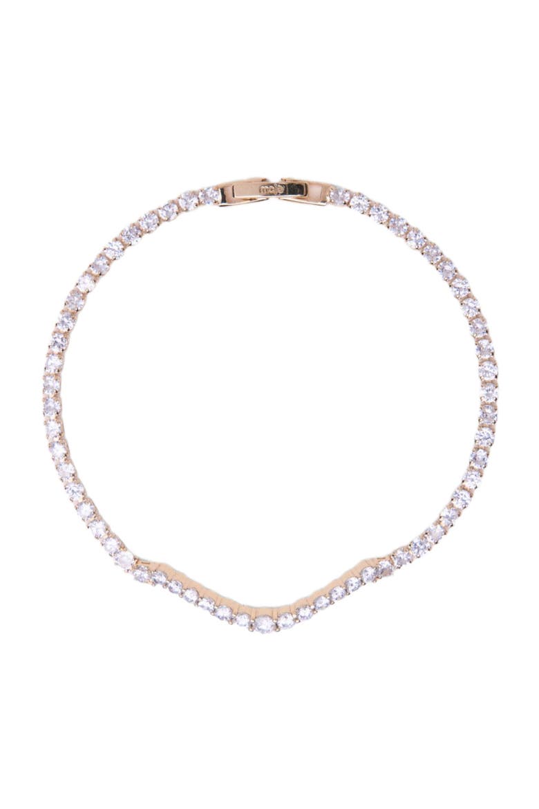 Cascade diamanté bracelet, Alternate, color, Gold