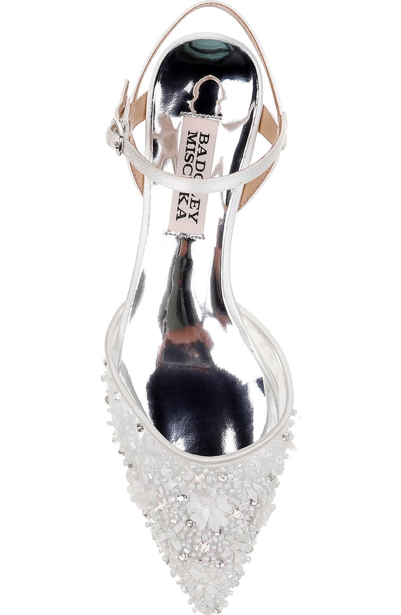 Badgley Mischka Collection Badgley Mischka Iris Kitten Heel Pointed Toe Pump, Alternate, color,