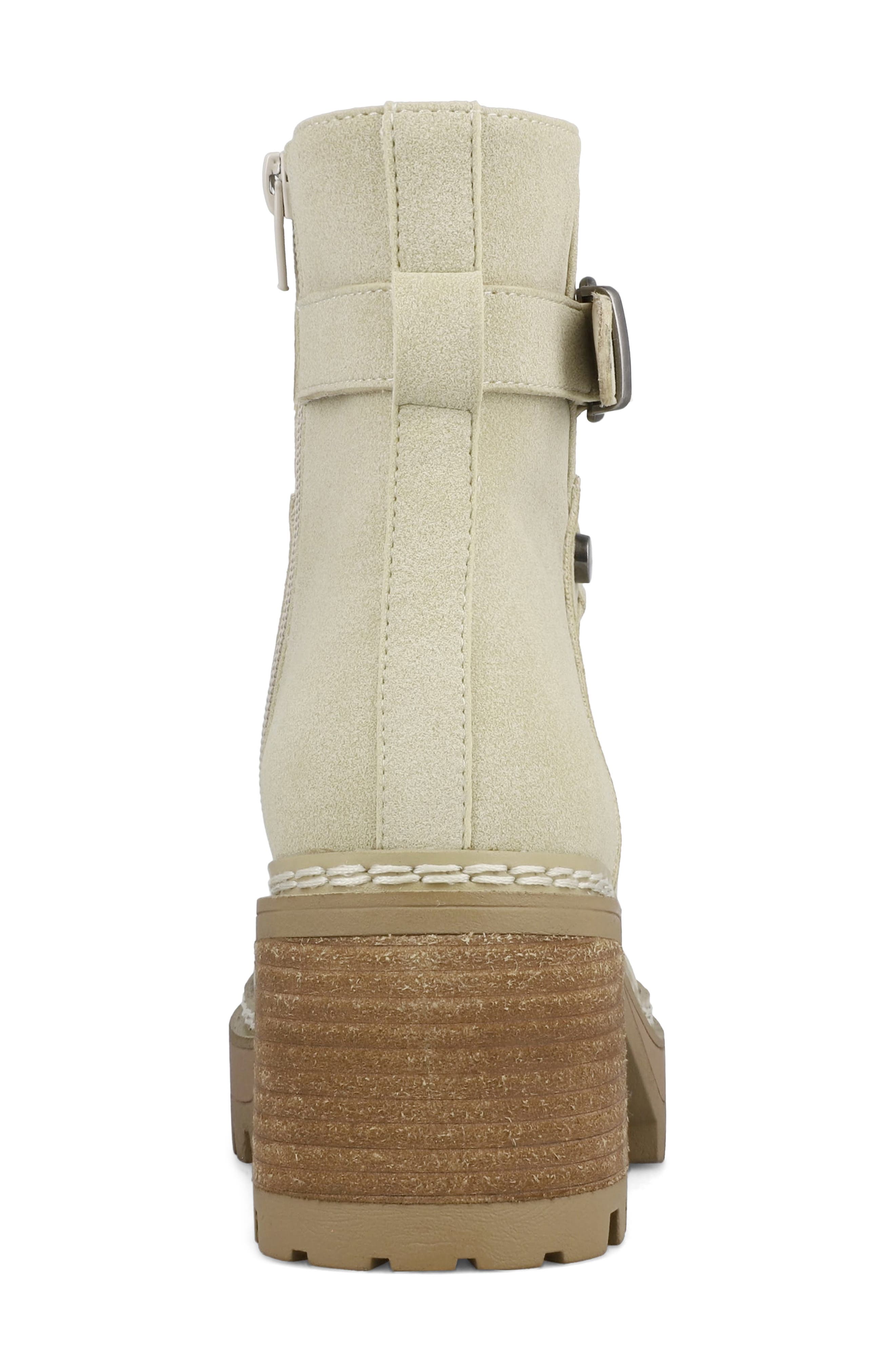 Toula Platform Bootie, Alternate, color, ECRU AMBER