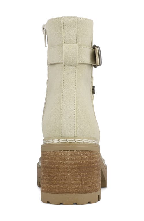 Mia Toula Platform Bootie In Animal Print