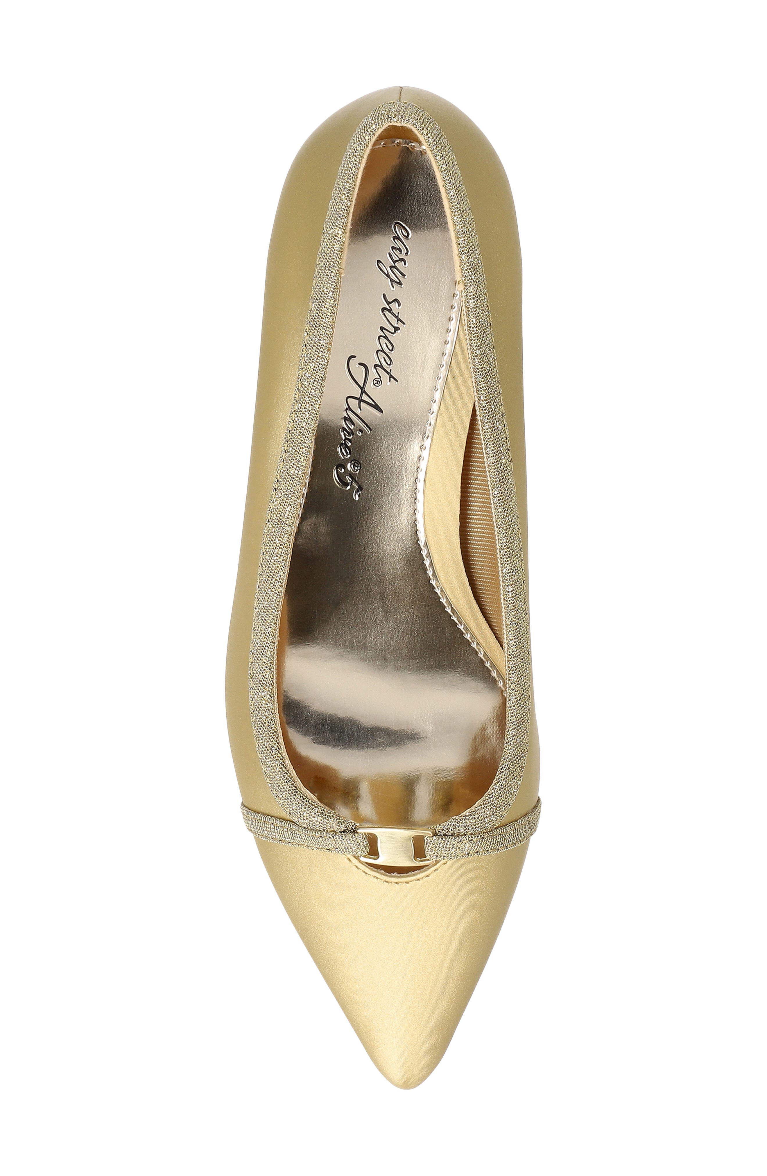 Zayn Kitten Heel Pump, Alternate, color, GOLD SATIN