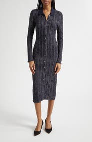 Veronica Beard Barrett Check Shirtdress