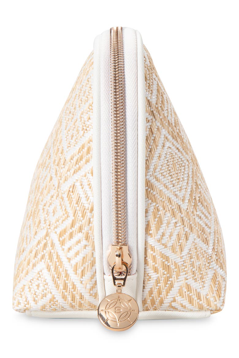 Lola Makeup Bag, Alternate, color, COCONUT