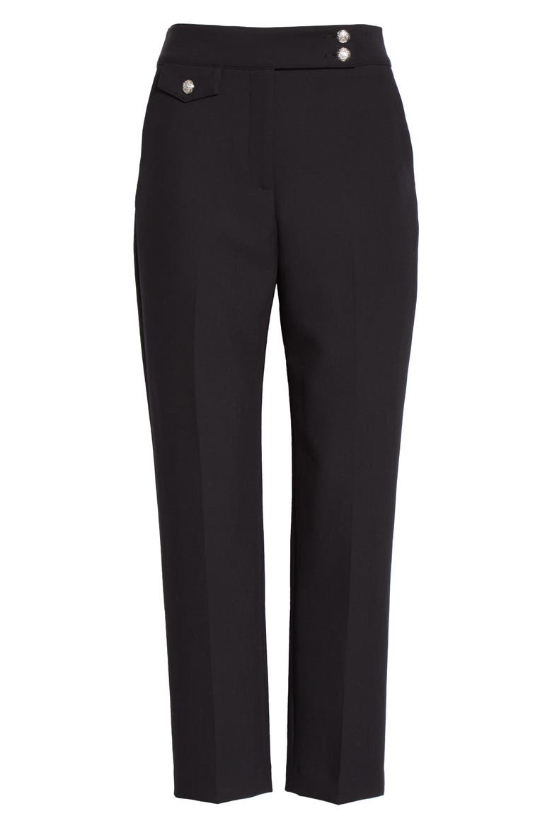 Renzo Crop Pants, Alternate, color, BLACK
