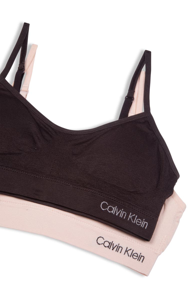Calvin Klein Kids' Seamless Pullover Crop Bralette - Pack of 2, Alternate, color,