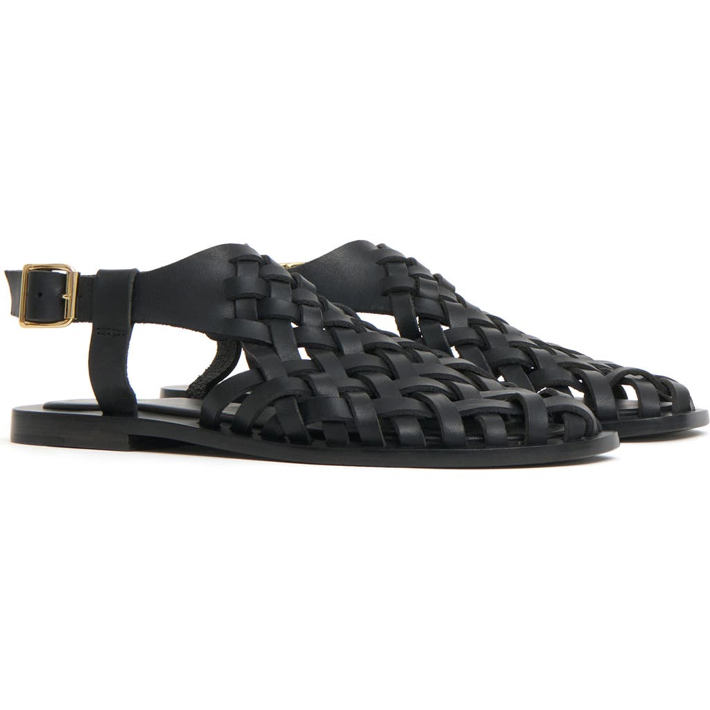 Mansur Gavriel Woman Sandals Black Size 8 Leather