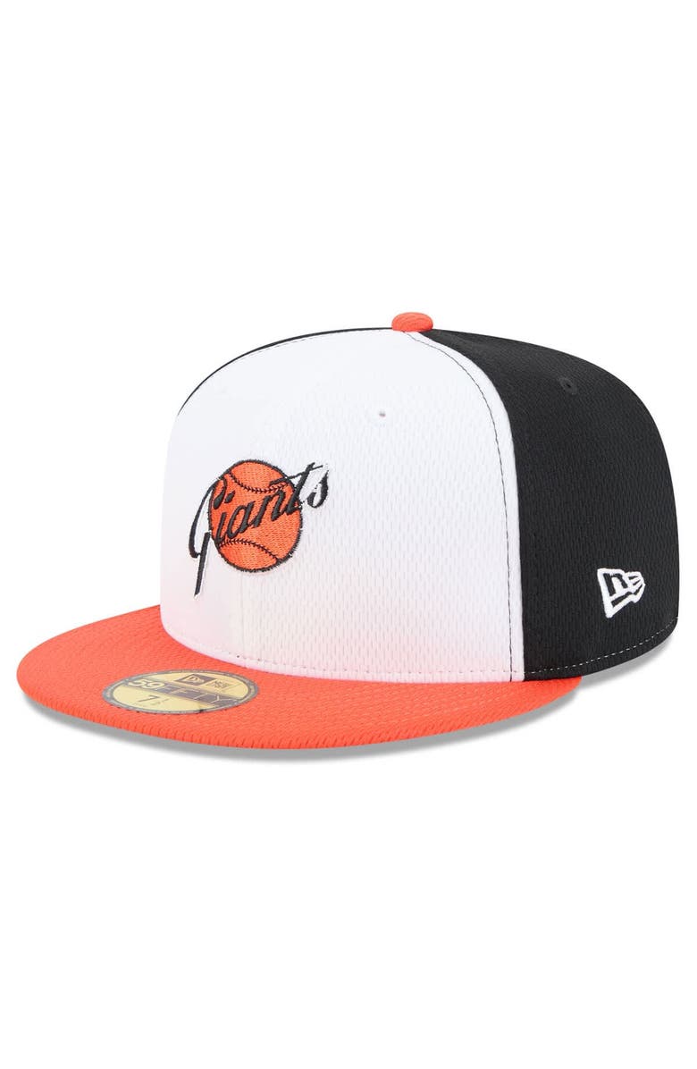 New Era Men's New Era Black/Orange San Francisco Giants 2025 MLB Clubhouse 59FIFTY Fitted Hat, Main, color, Black