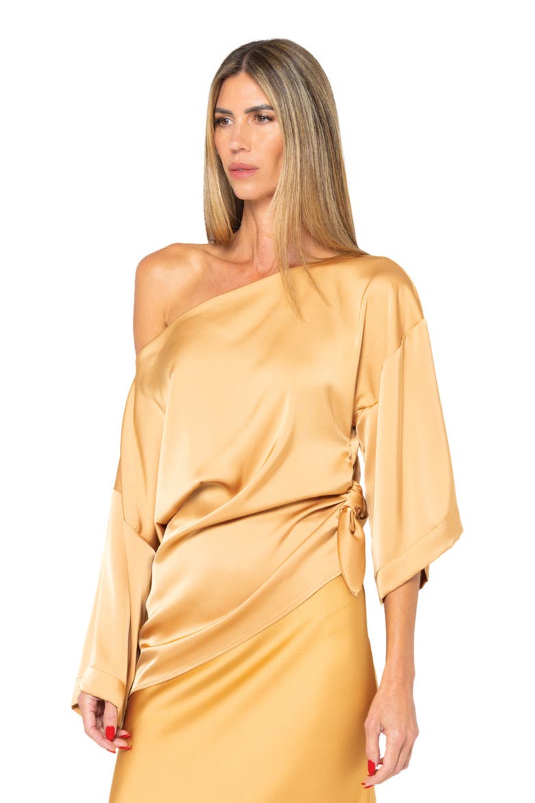 Cataleya Top, Alternate, color, Caramel