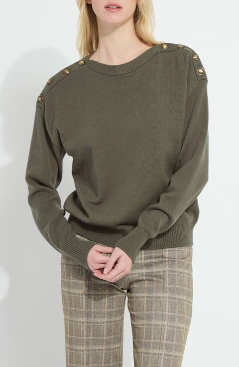 Adelaide Button Trim Sweater