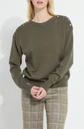 Lysse Adelaide Button Trim Sweater