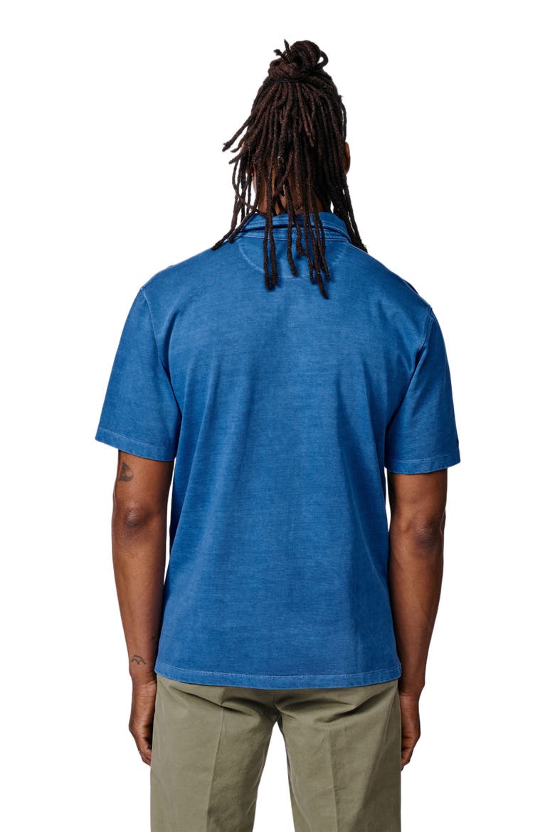 Arkwright Heavyweight Jersey Polo, Alternate, color, Cobalt