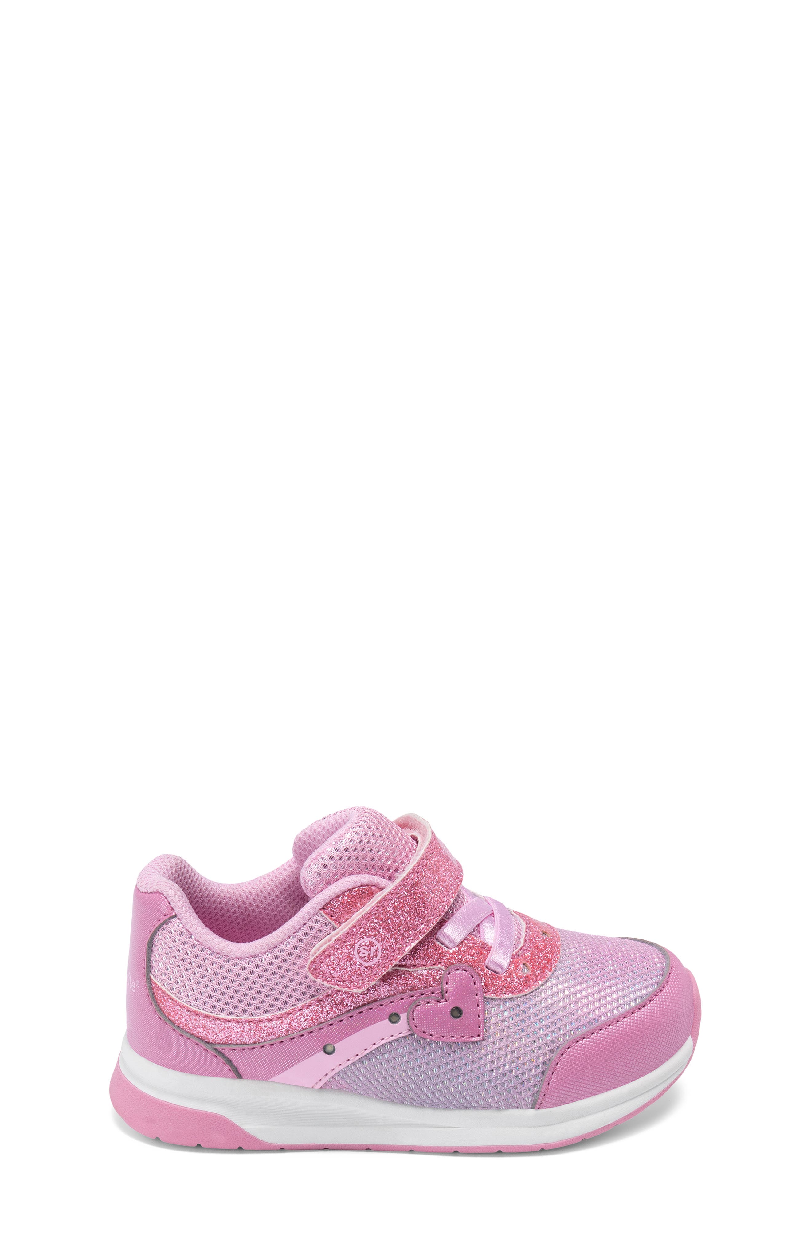 Stride Rite Kids' Lighted Heart Sneaker, Alternate, color, Pink