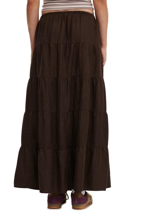 COTTON ON HAVEN MULTI TIERED MAXI SKIRT 