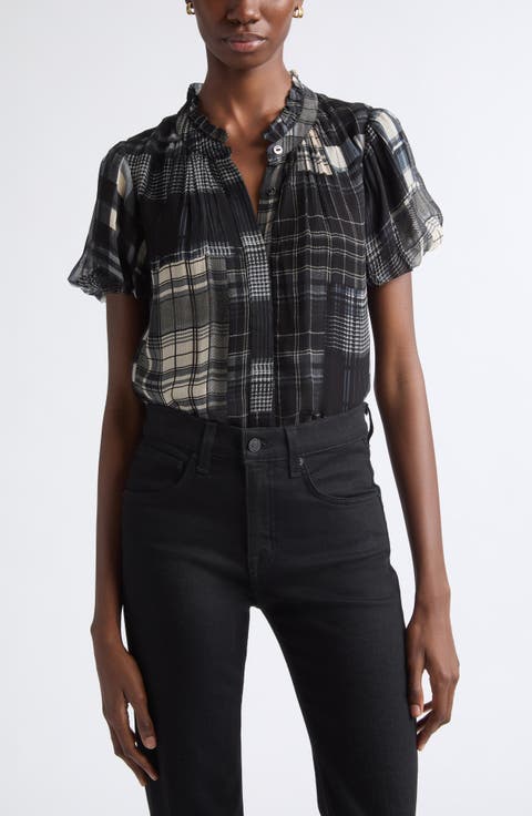 Lacey Puff Sleeve Top