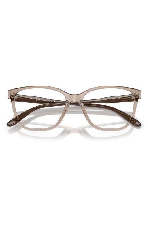 Vogue 53mm Pillow Optical Glasses In Brown