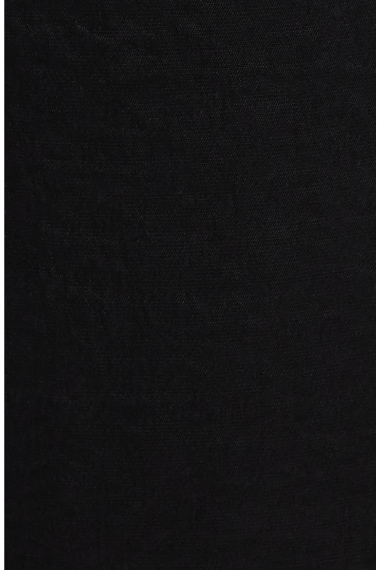 Village Satin Drawstring Wide Leg Pants, Alternate, color, BLACK