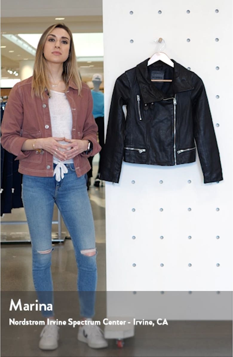 Bales Leather Biker Jacket, sales video thumbnail