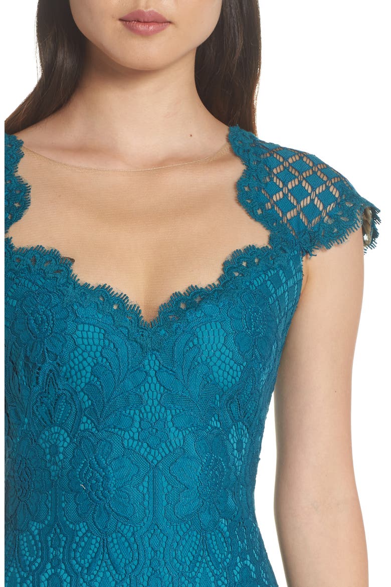 Lace Gown, Alternate, color, CERULEAN