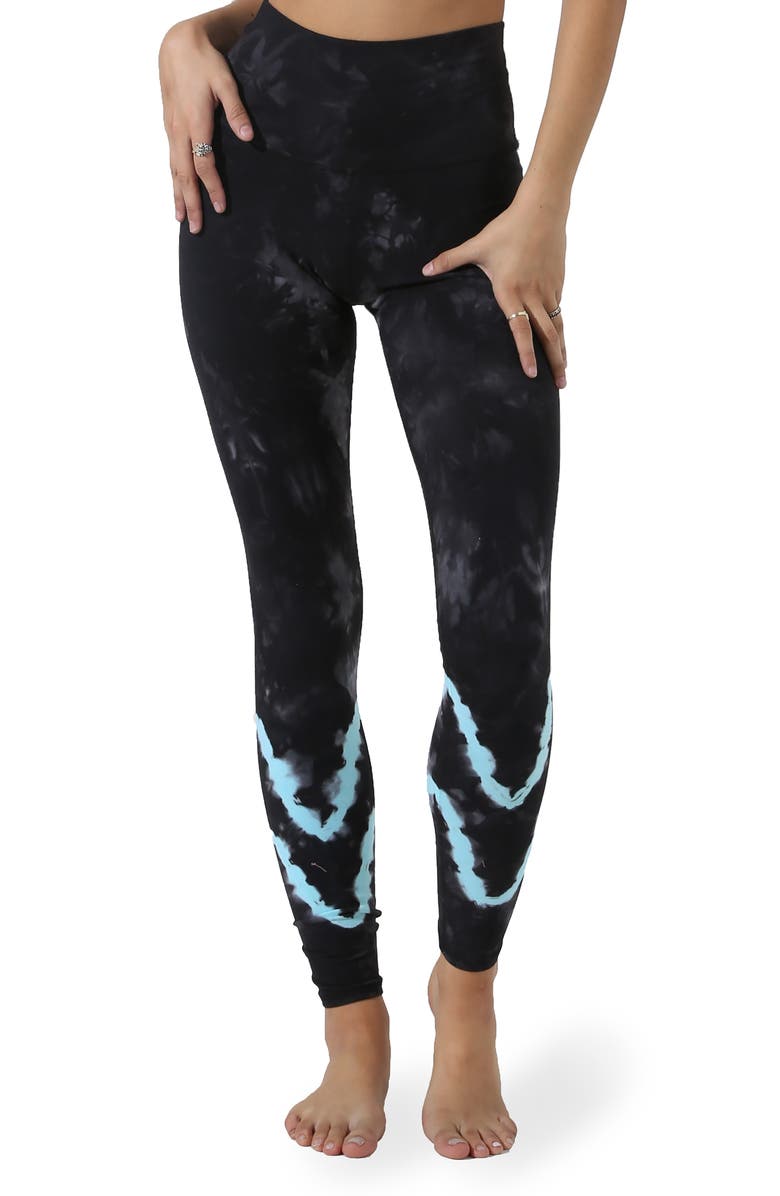 Electric & Rose Sunset High Waist Leggings, Main, color, 