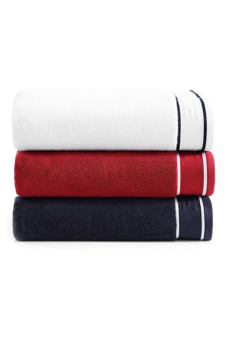 The Legacy Terry 6-Piece Towel Set, Alternate, color, BRIGHT RED